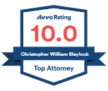 Avvo Rating 10.0 christopher william blaylock top attorney